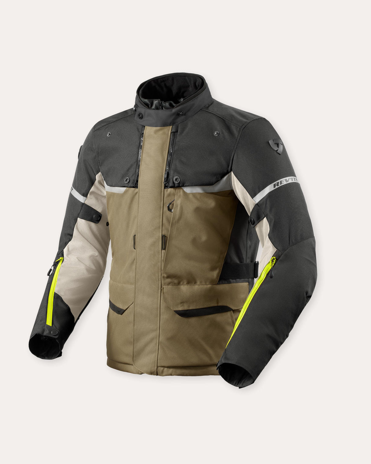 Jacket Outback 4 H20 3 Strati Green-anthracite Rev'it