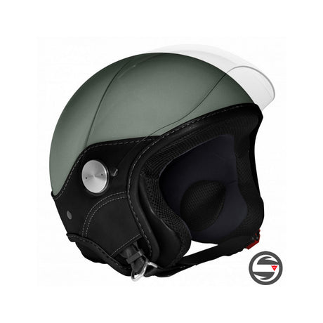 Casco Ls Trendy Vision Dj06 Demi Jet Grigio Tecnico Opaco Max Helmets - 1