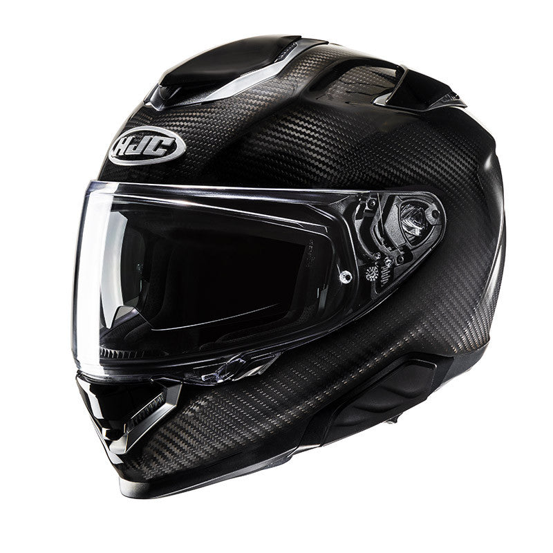 Rpha 71 Hjc  Carbon Black Casco Integrale In Fibra con Visierino Sole - 1