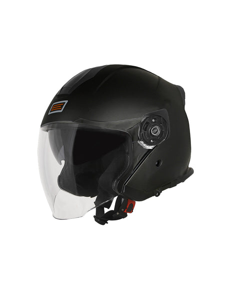 Palio 2.0 Solid Matt Black 0.6 Casco Jet Origine - 1