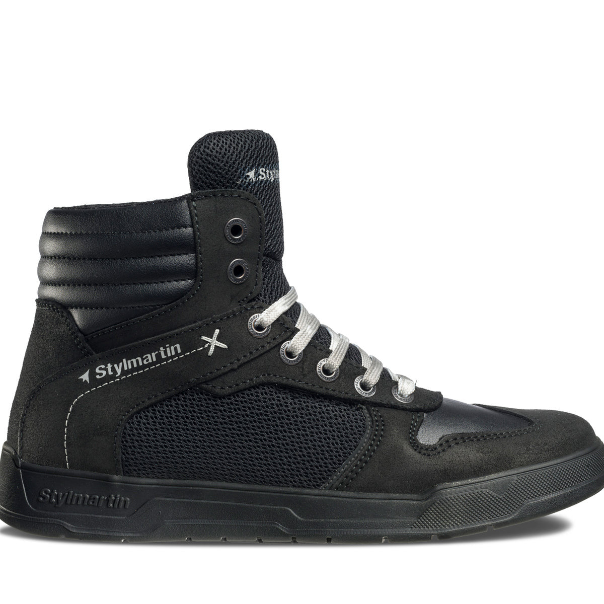 Atom Evo Black Nero Scarpa Tomaia In Mesh Traspirante Estiva Stylmartin - 1