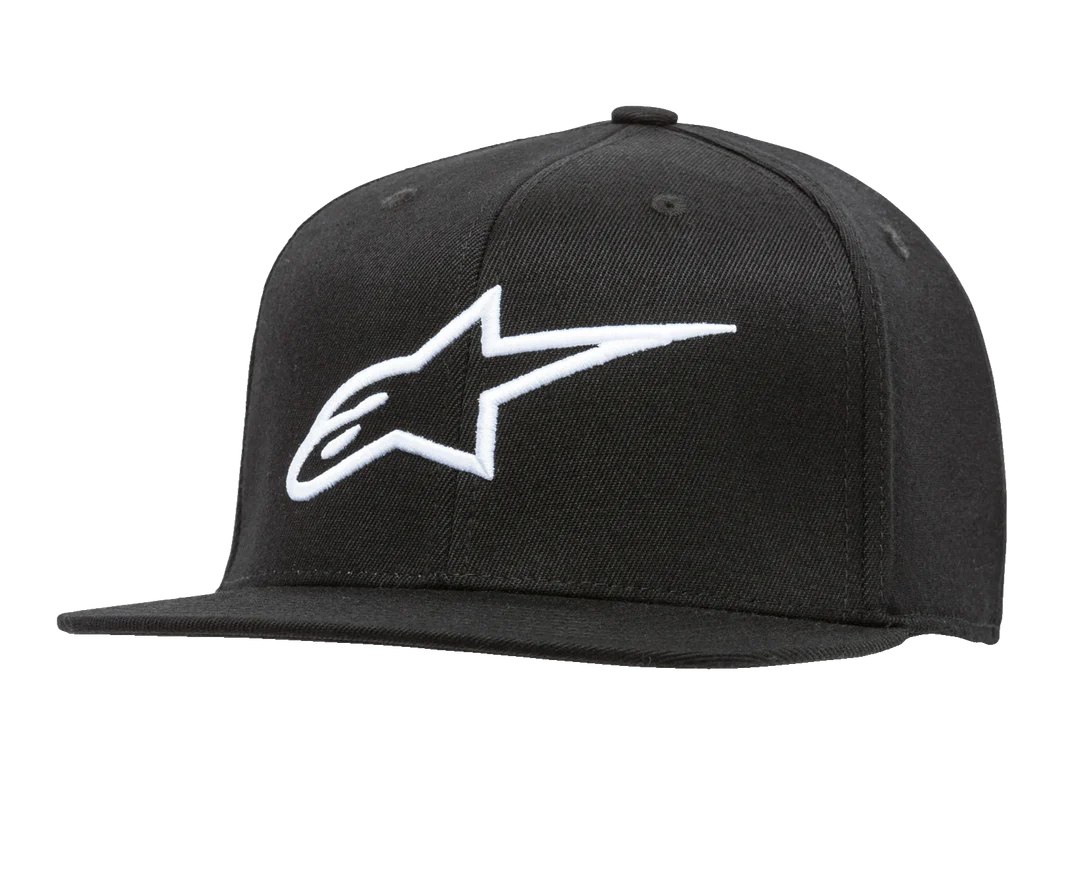 Cappellino Ageless Flat Hat Black-white Alpinestars