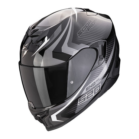 Exo-520 Evo Air Terra Nero-argento-bianco Casco Integrale Scorpion - 1