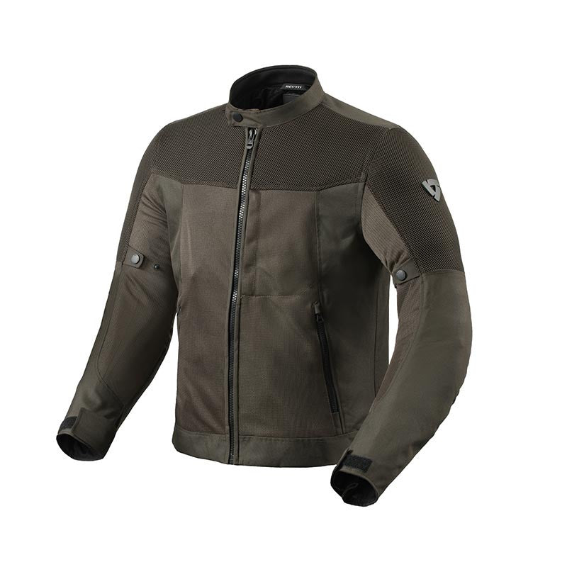 Jacket Vigor 2 Black Olive Tessuto Pwr Fuse Air Mesh Revit - 1