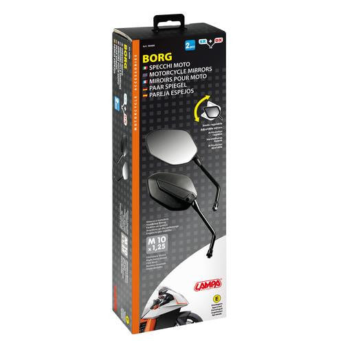 Borg Specchietti Retrovsori Moto Lampa - 4