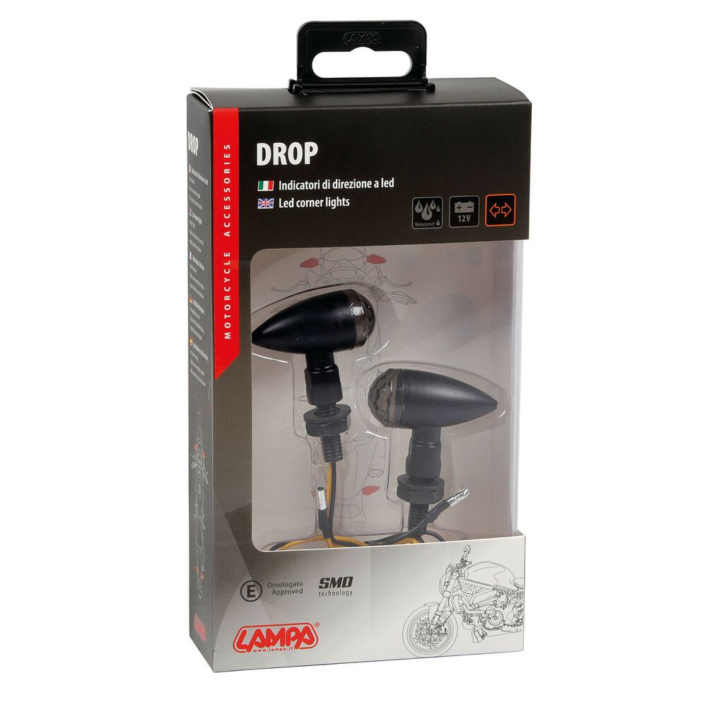 Frecce Drop Nere a Led Lampa - 3