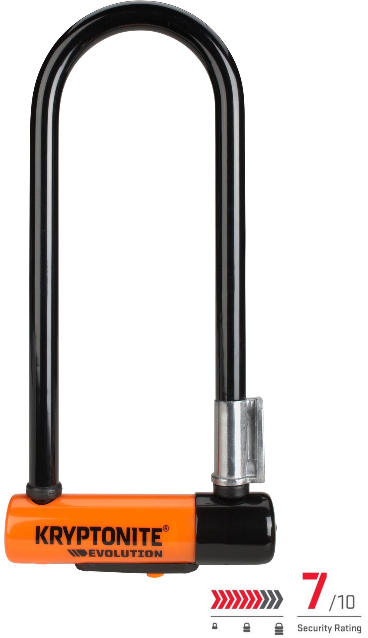 Lucchetto Disco Evolution Kriptonite - Lucchetto Color Arancio con Custodia e Cavo - 1