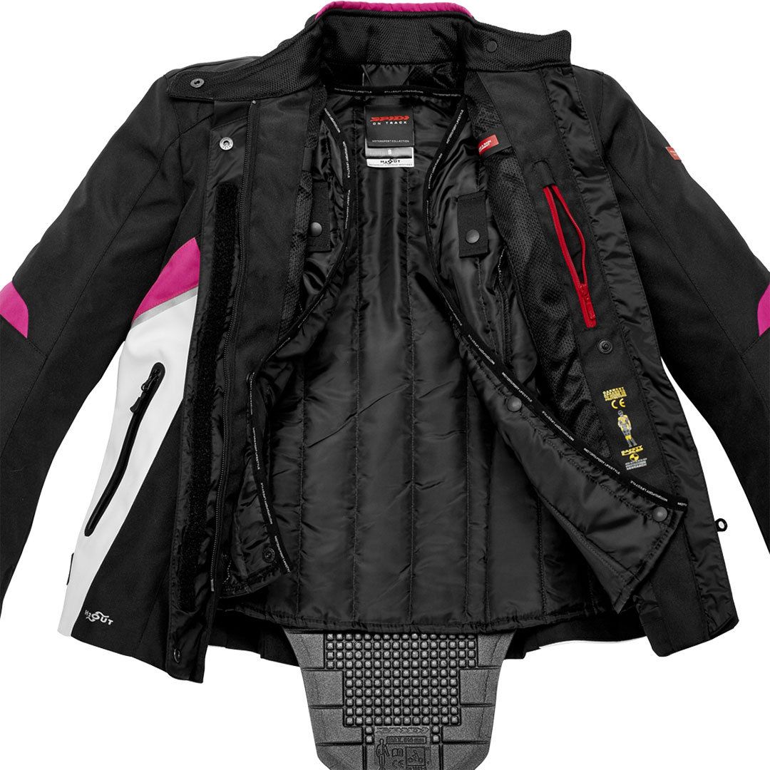 Giacca Flash Evo Spidi - Giacca Corta Nero/fucsia - 3