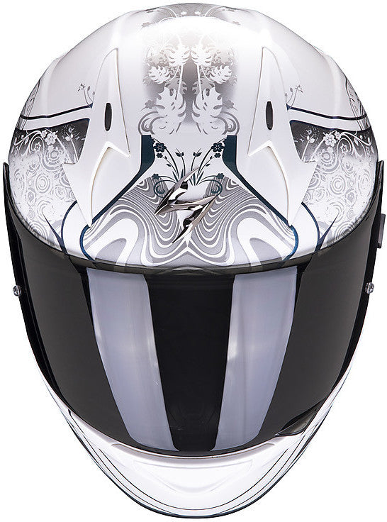 Casco Exo-390 Clara Scorpion - Casco Integrale Bianco/argento - 3