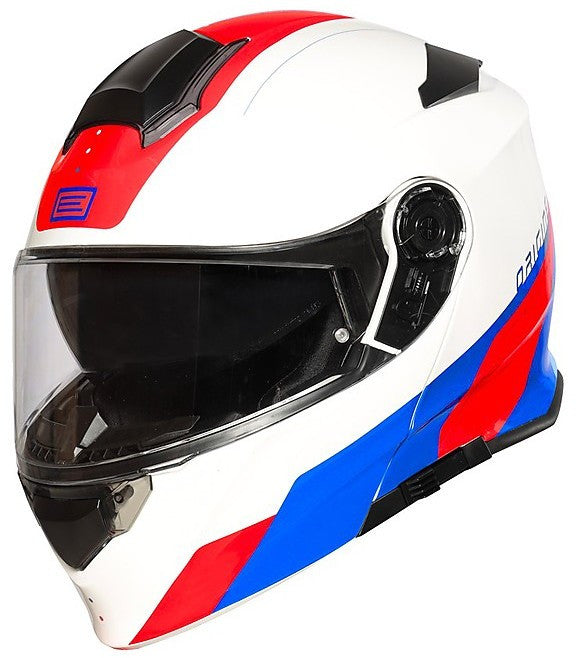 Casco Delta Basic Origine - Casco Modulare Division Rosso/blu/bianco - 1