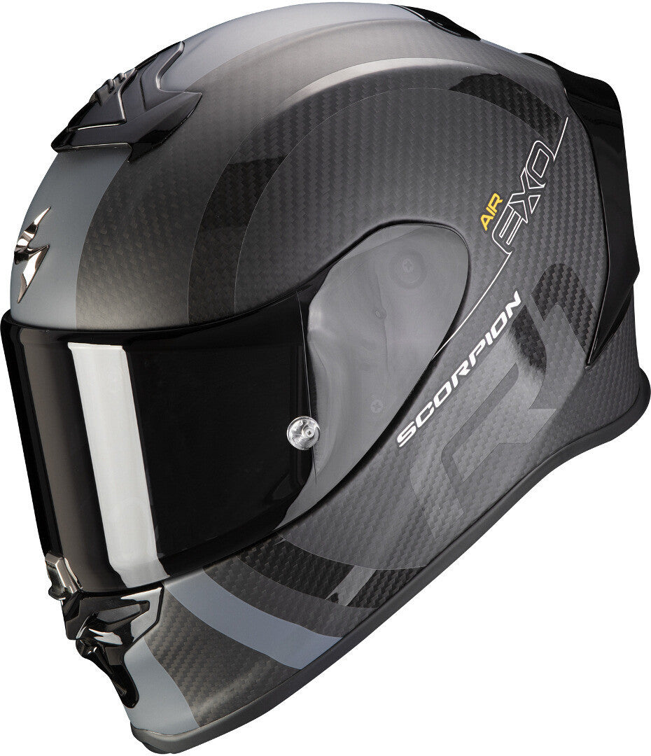 Casco Exo-r1 Carbon Air Mg Scorpion - Casco Integrale In Carbonio Nero/grigio - 1