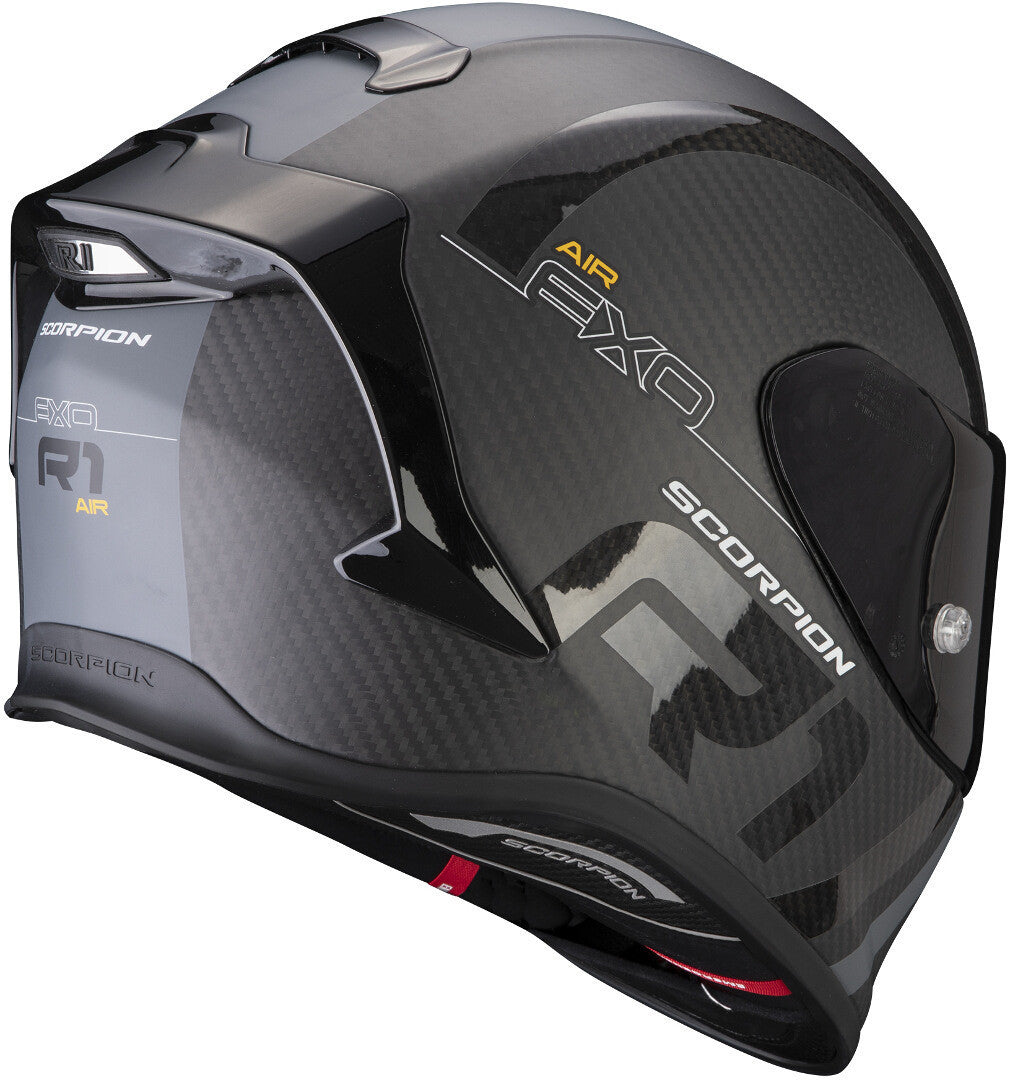 Casco Exo-r1 Carbon Air Mg Scorpion - Casco Integrale In Carbonio Nero/grigio - 2
