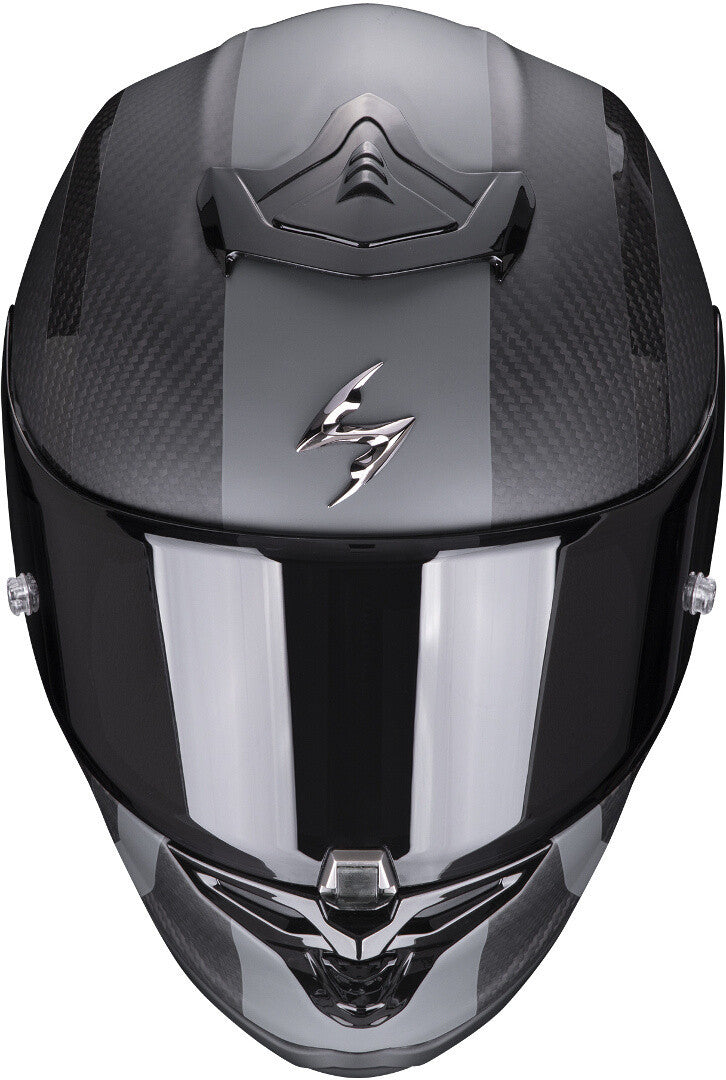 Casco Exo-r1 Carbon Air Mg Scorpion - Casco Integrale In Carbonio Nero/grigio - 3
