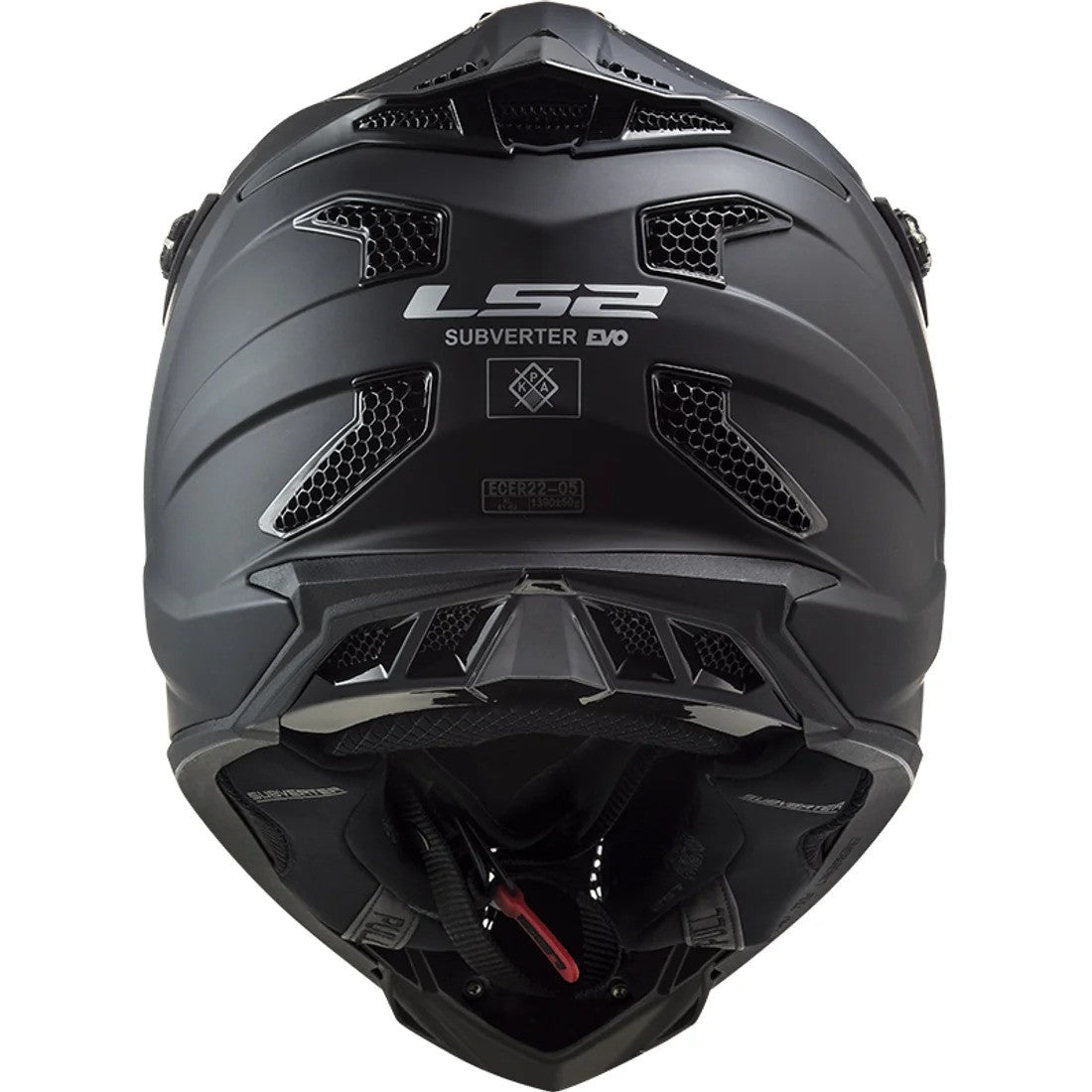 Casco Mx700 Subverter Ls2 - Casco Off Road In Fibra Nero Opaco - 4