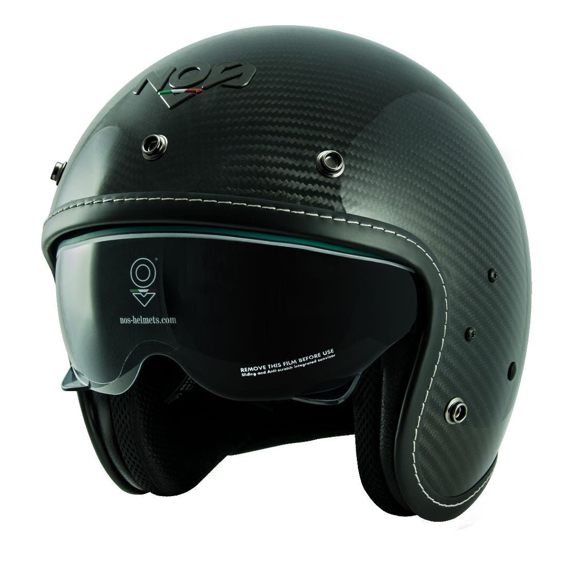 Casco Ns-1c Nos - Casco Jet In Carbonio - 1
