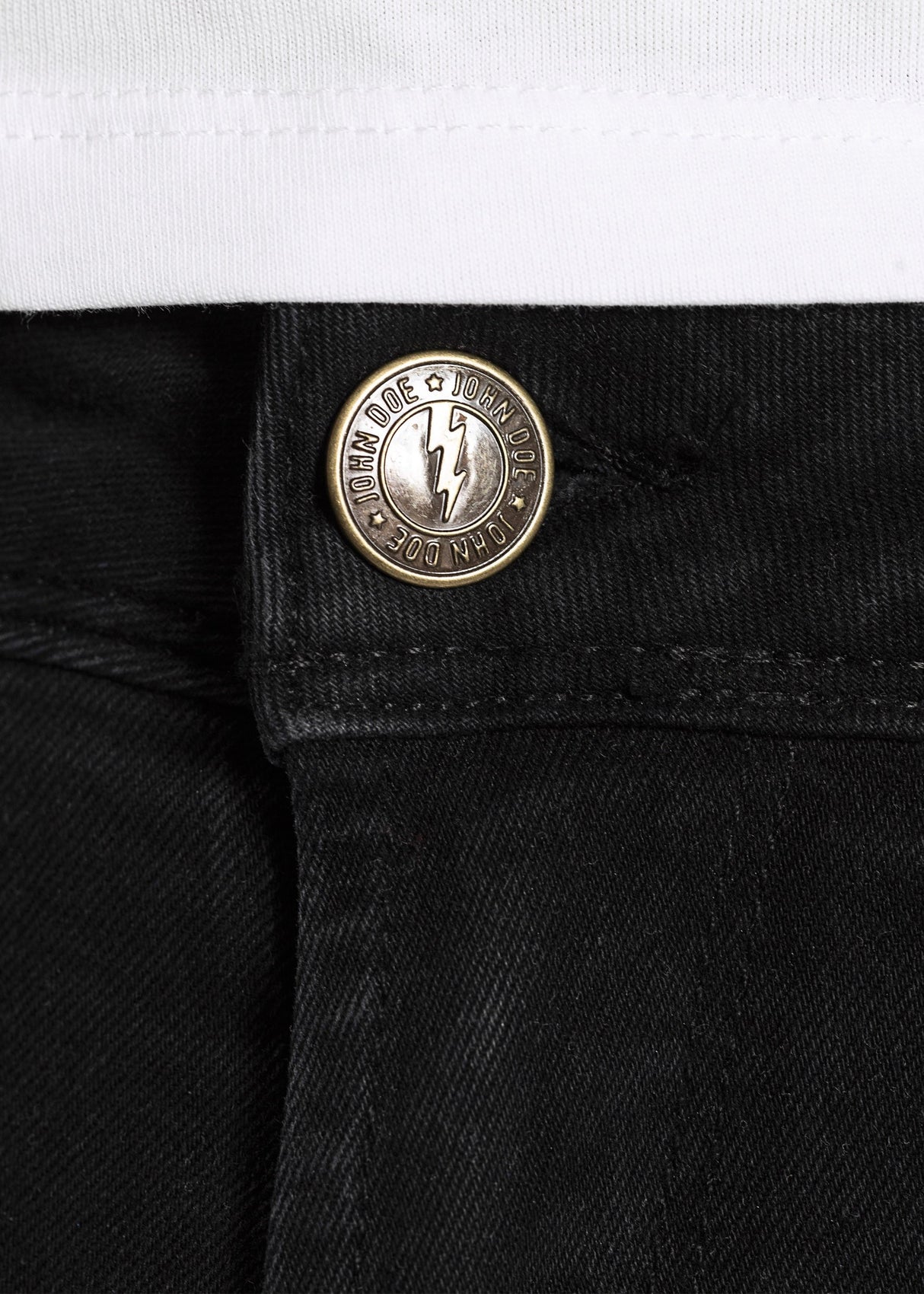 Pantaloni Original Jeans John Doe - Pantaloni Black Used Lunghezza 32 Certificato Aaa - 9