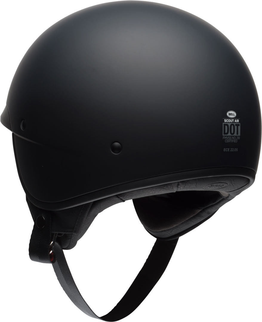 Casco Scout Air Bell - Casco Jet Nero Opaco - 3