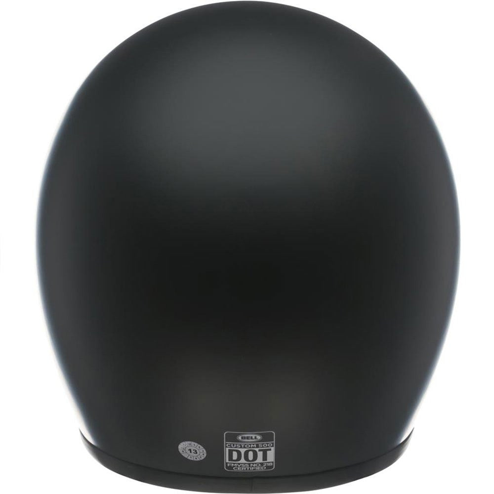 Casco Custom 500 Bell - Casco Jet 3 Bottoni Nero Opaco - 3