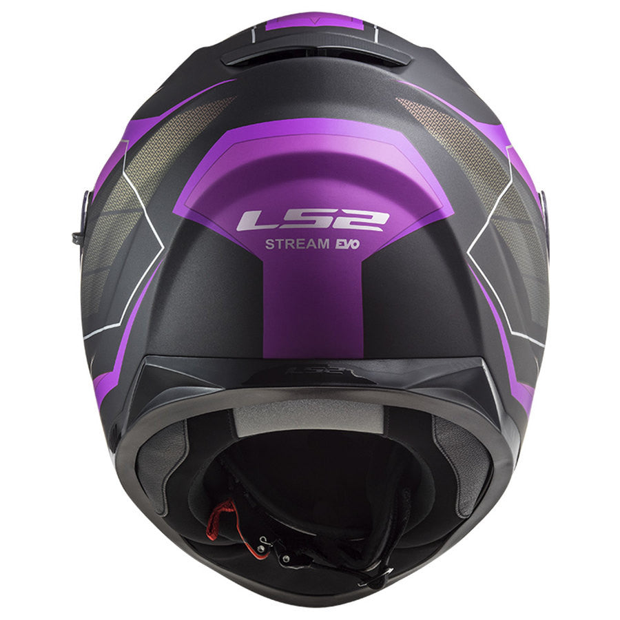 Casco Donna Ff320 Stream Evo Mercury Ls2 - Casco Integrale Viola/titanio Opaco - 4