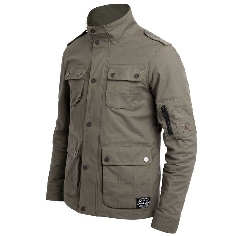 Giacca Explorer John Doe - Giacca 4 Tasche Oliva - 3