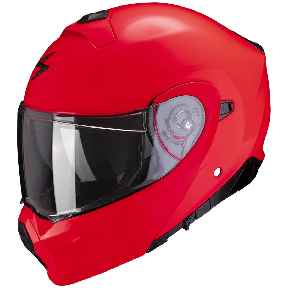 Casco Exo-930 Scorpion - Casco Modulare Trasformabile In Jet rosso Neon - 1