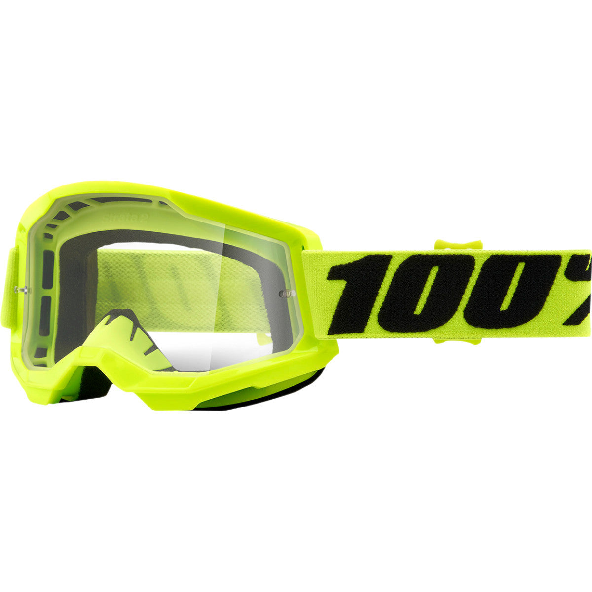 Strata 2 Giallo Fluo Maschera Cross 100% - 1