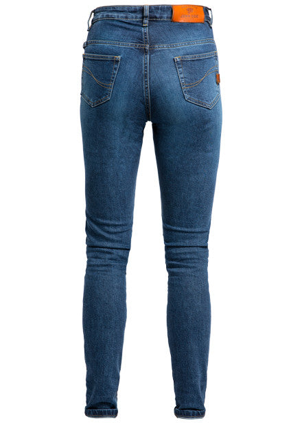 Luna Lady High Mono Indigo Jeans Da Moto John Doe - 2