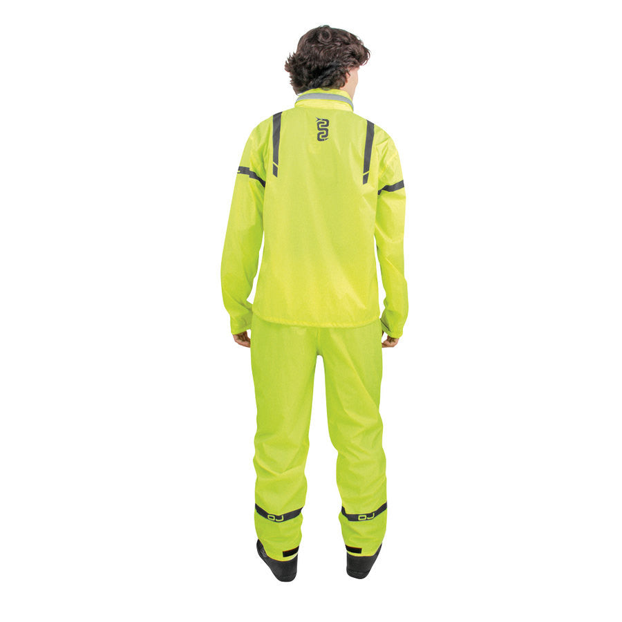 System Set Fluo Yellow Completo Antipioggia Oj - 2