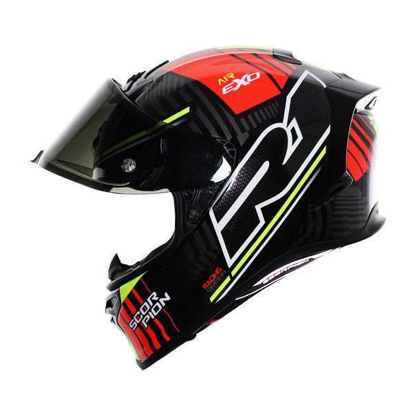 Exo-r1 Victory Nero Argento Rosso Asco Racing Scorpion - 2