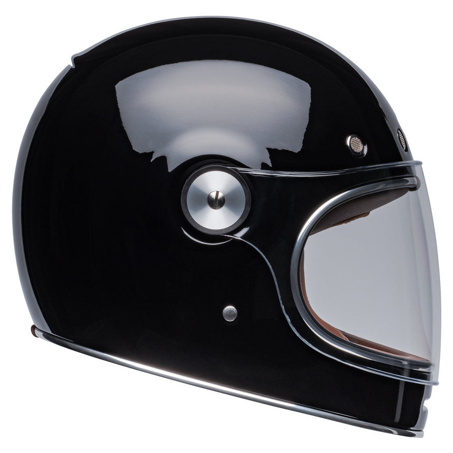 Bullit Nero Lucido Casco Vintage In Fibra Bell - 2