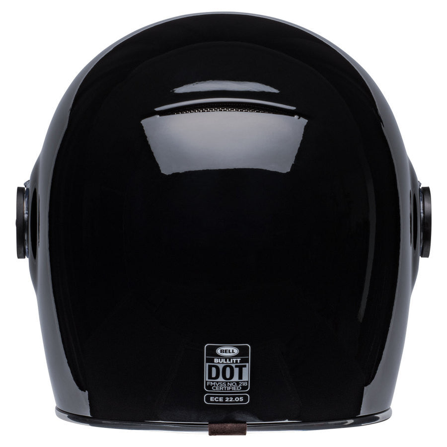 Bullit Nero Lucido Casco Vintage In Fibra Bell - 3
