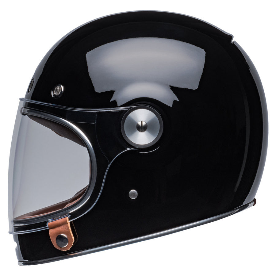 Bullit Nero Lucido Casco Vintage In Fibra Bell - 5