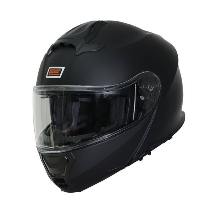 Logic Solid Matt Black Casco Modulare con Visierino Del Sole Origine