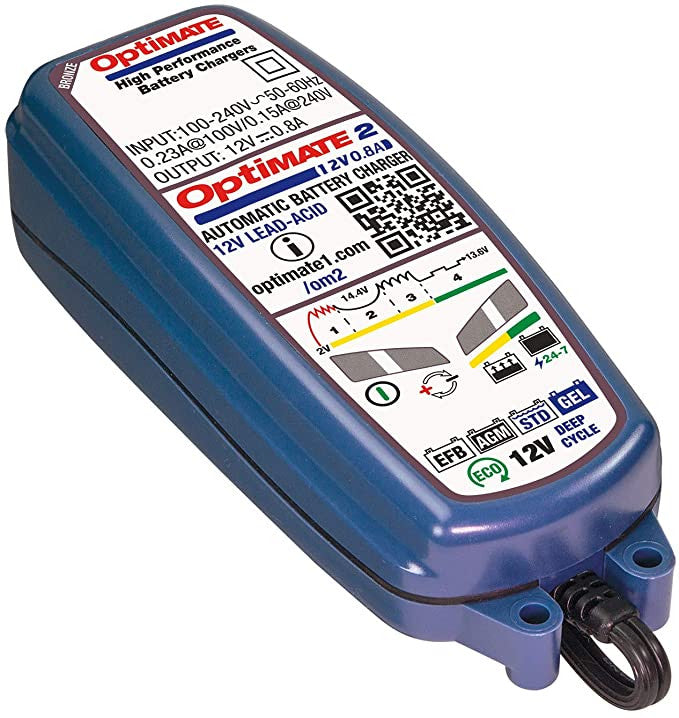 Optimate 2 Carica Batterie Manutentore Per Moto - 1