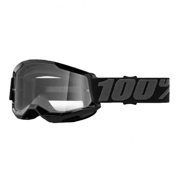Strata 2 Nera Maschera 100% Lente Trasparente - 1