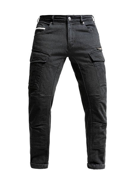 Defender Mono Lung. 30 Black Pantalone con Protezioni Omologato Aaa John Doe - 1