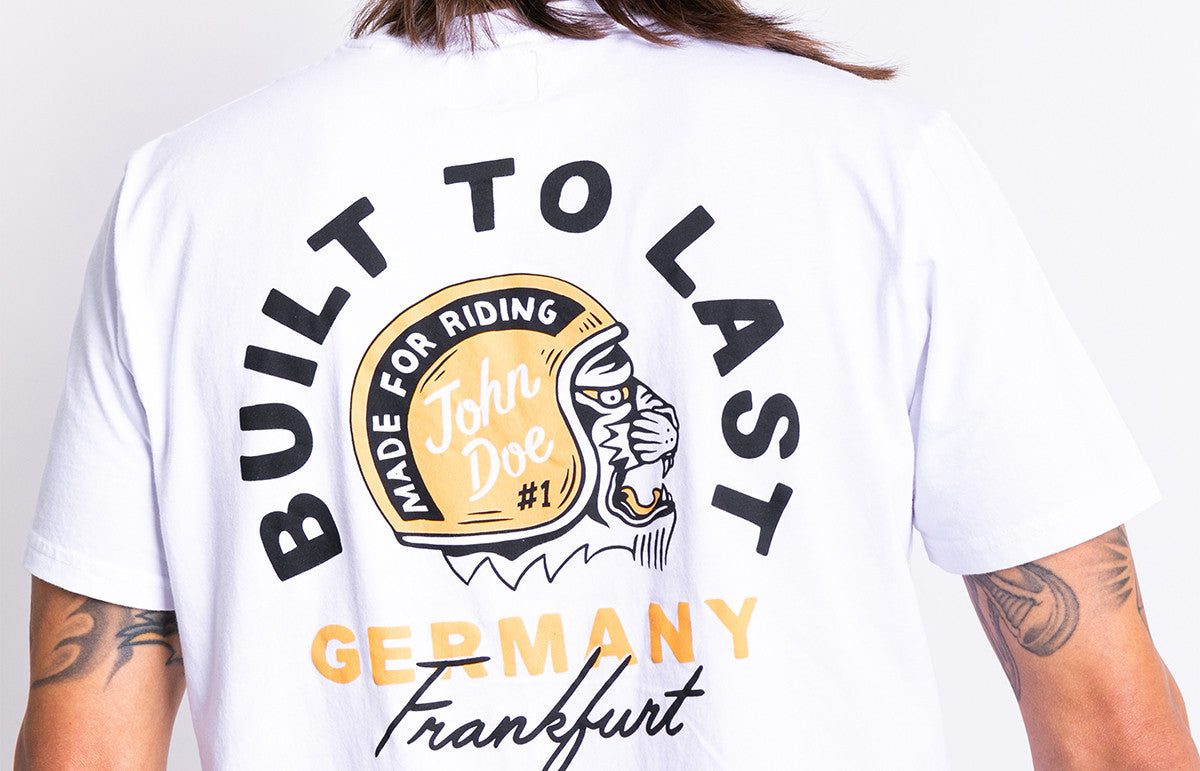 T-shirt Built To Last White John Doe - 3