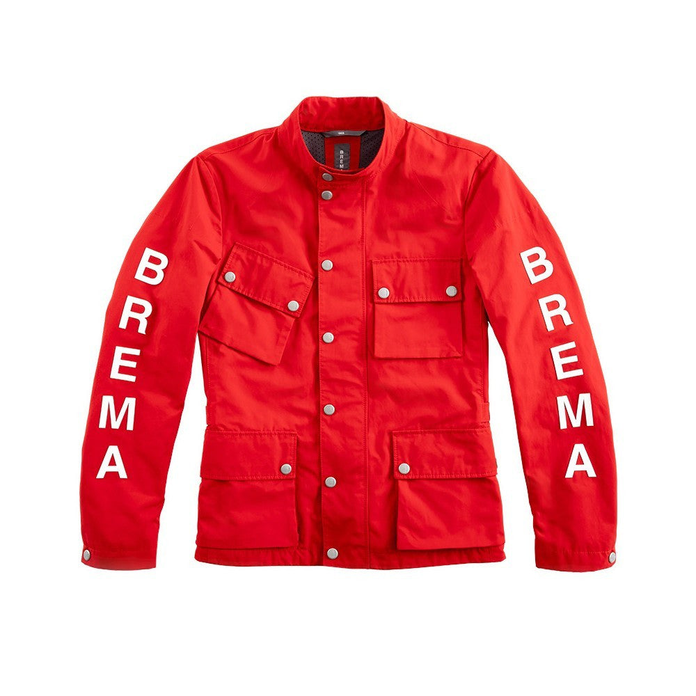 Silver Vase J-man Rossa Giacca Moto Brema - 1