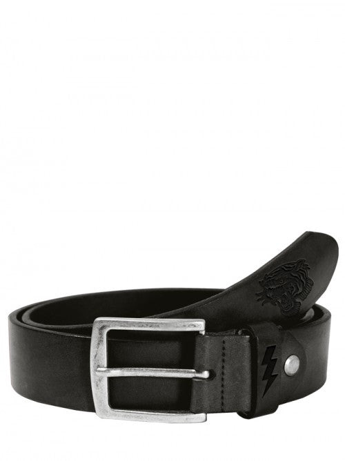 Belt Tiger Cintura In Pelle Nera John Doe - 1