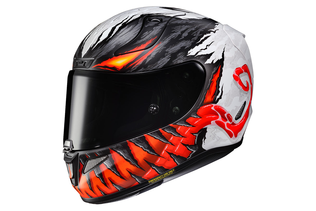 Rpha 11 Mc1sf Anti Venom Marvel Casco Integrale In Fibra - 1
