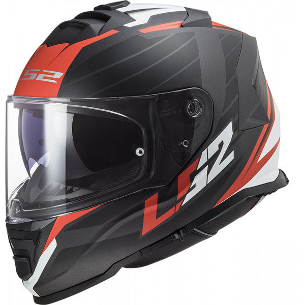 Ff800 Ls2 Storm Nerve Matt Black Red Casco Integrale - 1