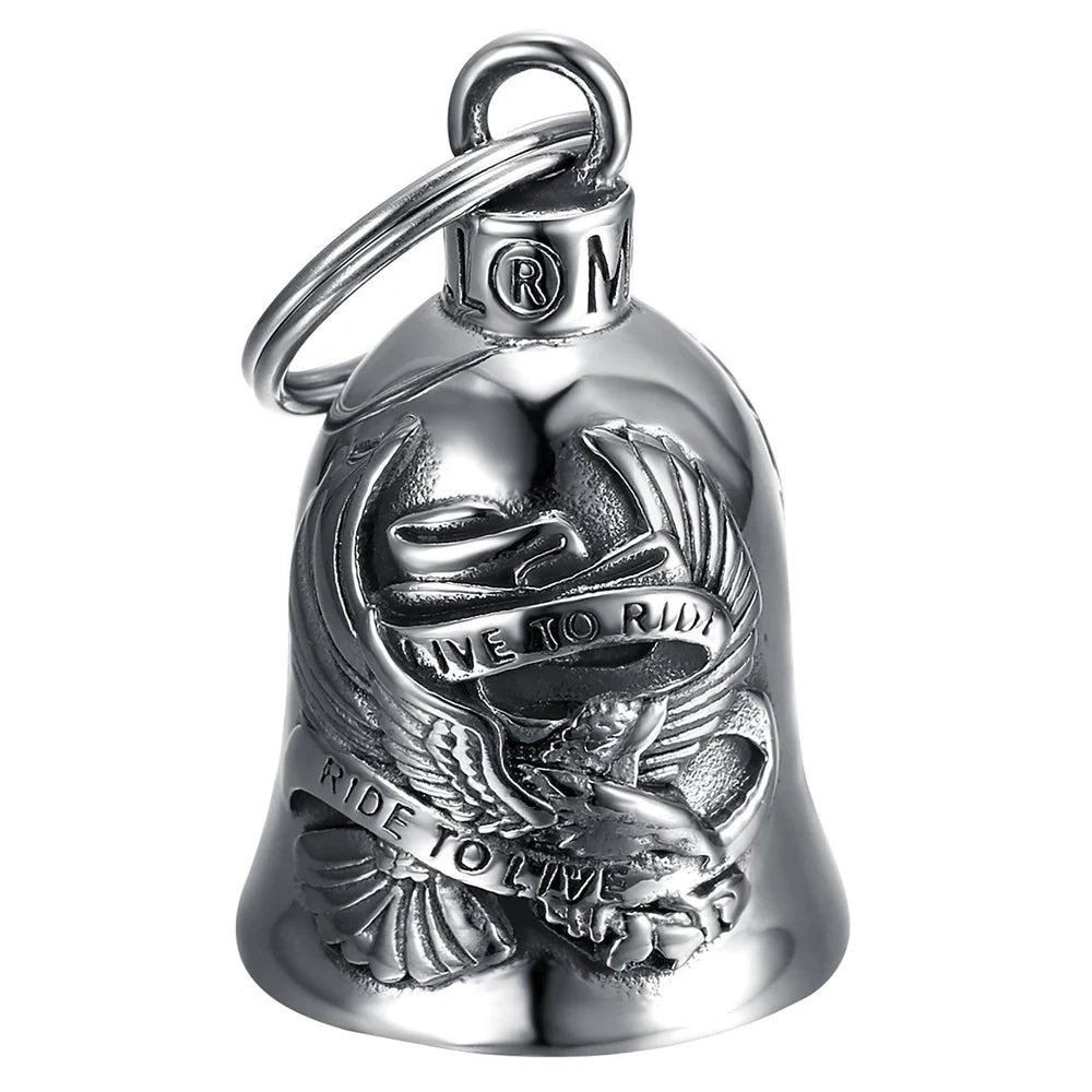 Guardian Bell Campanella Porta Fortuna Moto 316l Acciao Giro Di Vivere Acquila