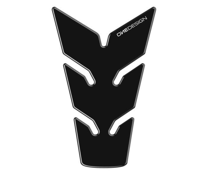 Paraserbatoio Nero Lucido Medio Onedesign