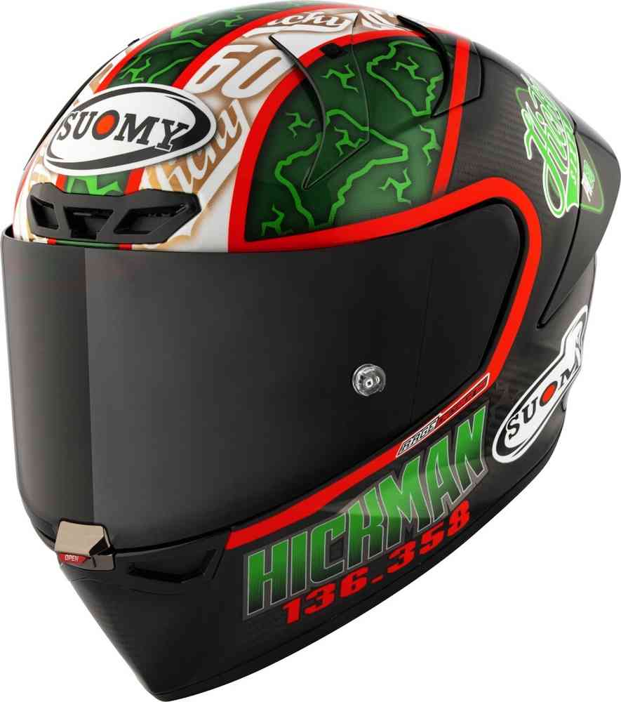 Casco S1-xr Gp Carbon Hickman Replica 2024 E06 Fim Casco Integrale Suomy