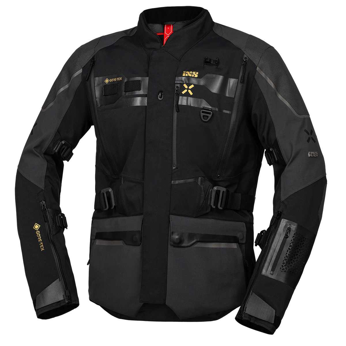 Venture-gtx 1.0 Giacca In Tessuto Laminato Nero-grigio Gore-tex Ixs