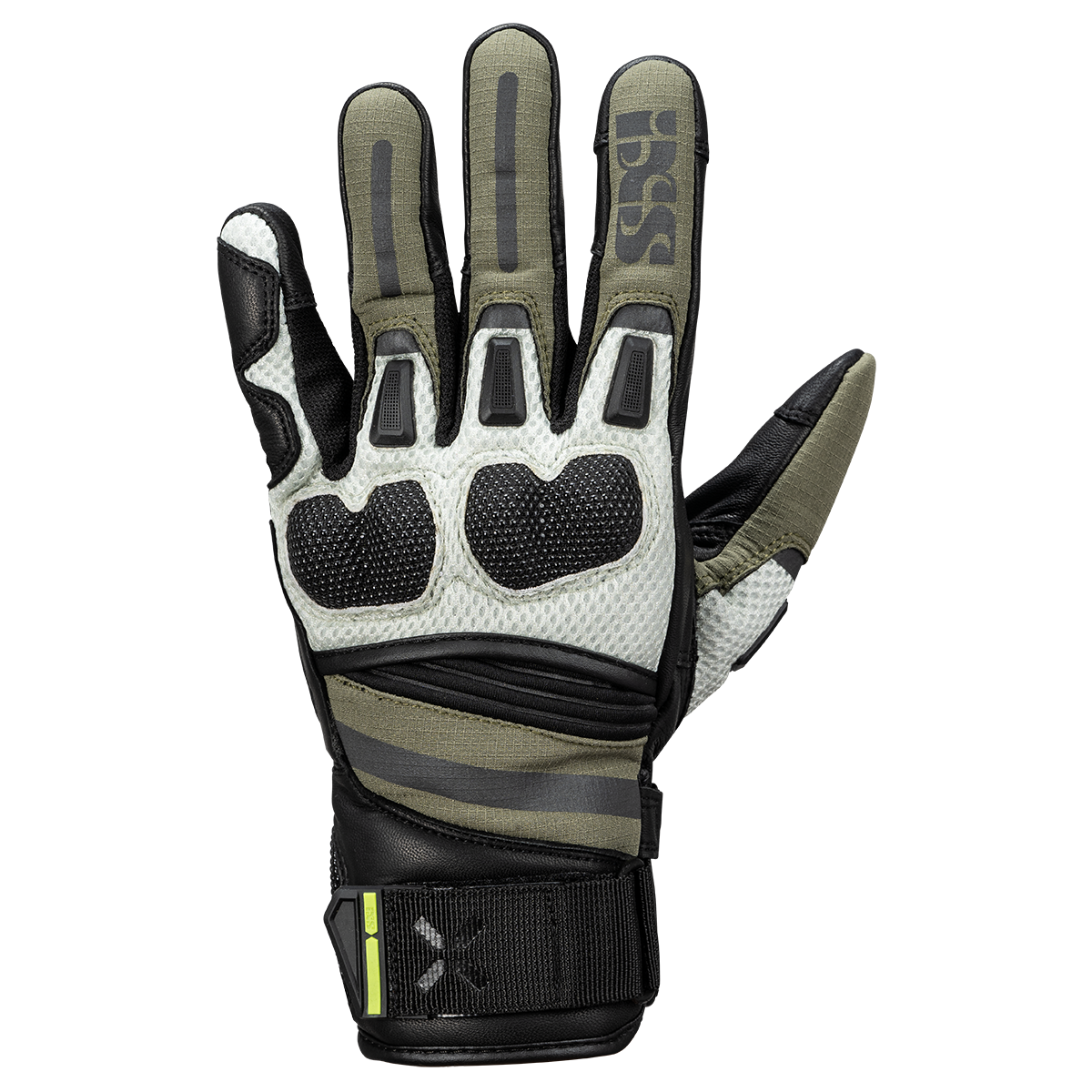 Montevideo Air 2.0guanti Corti Nero-oliva - Grigio Chiaro Ixs
