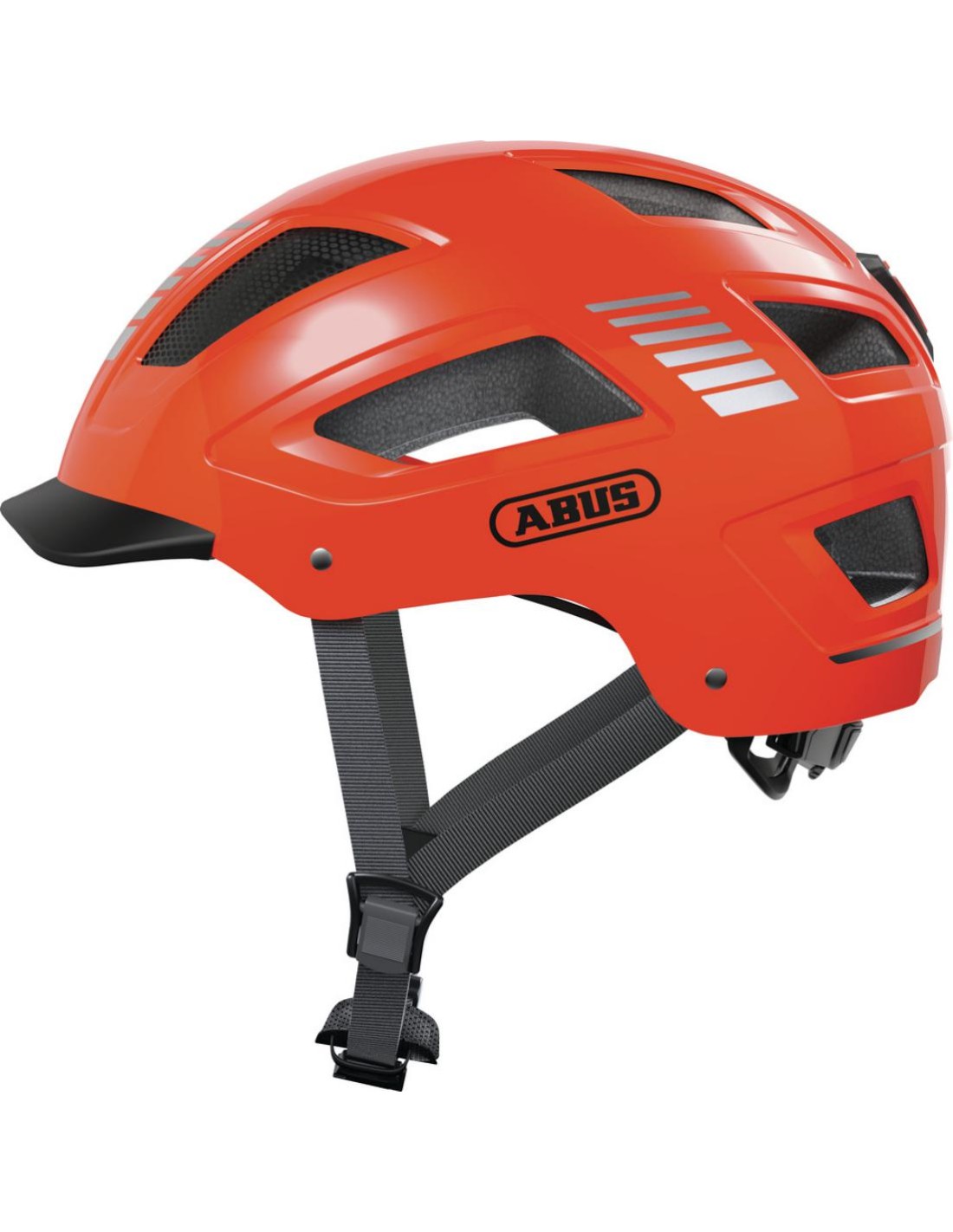 Hyban 2.0 Signal Orange Casco Jet Bici Abus