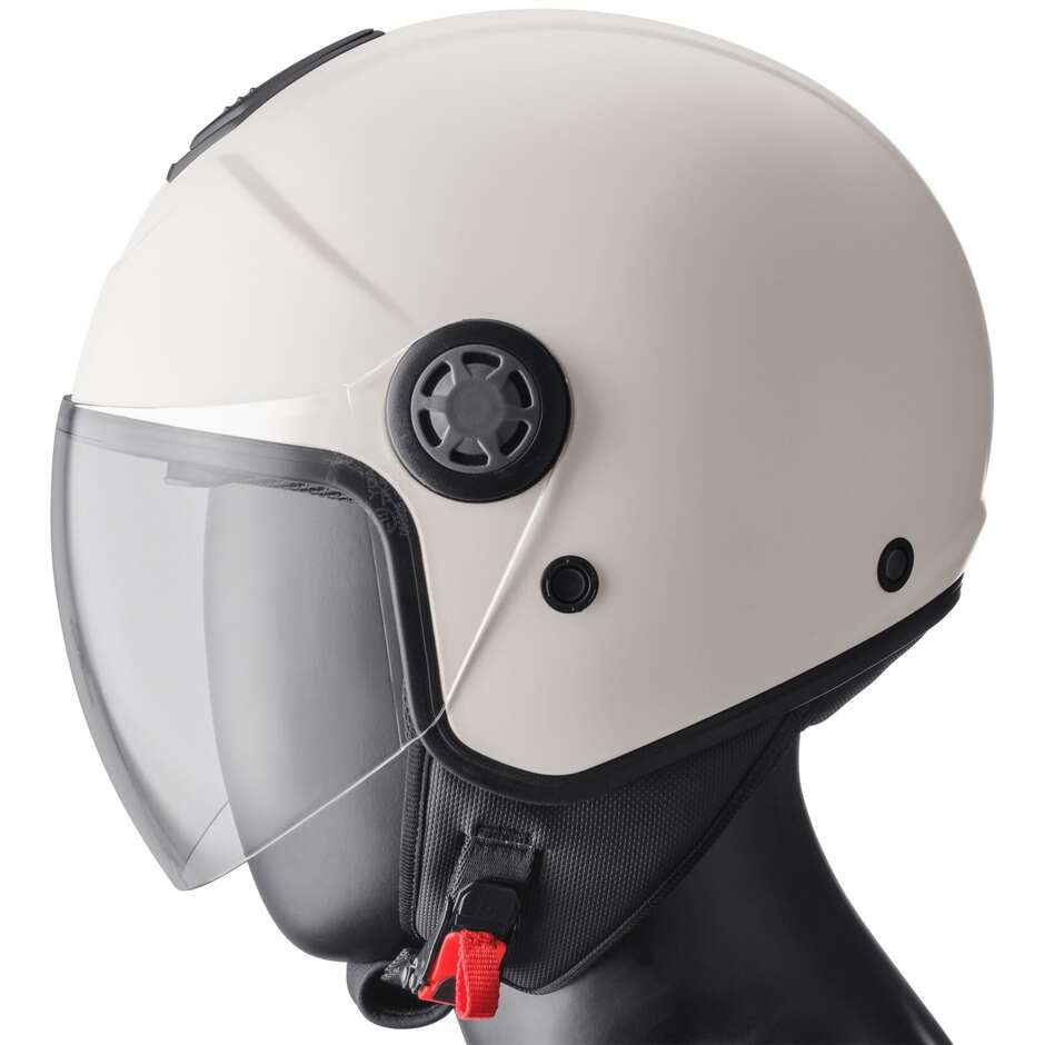 Casco Jet Gelato Vaniglia
