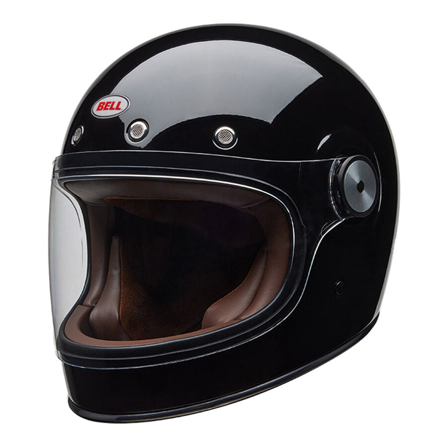 Casco Bullit Gt Black Vintage In Fibra Composita Bell