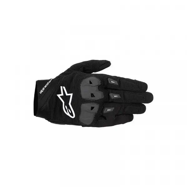 Sp X 1 Guanti Sport/racing In Tessuto Elasticizzato Nero-bianco Alpinestars